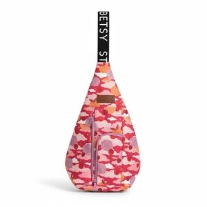 Scentsy Independent Consultant Sling Backpack Crossbody Bag Pink Cloud Print